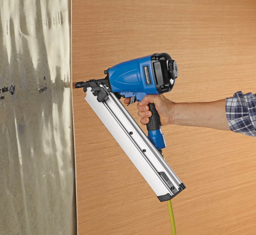 Mastercraft 34D Lightweight Pneumatic Framing Nailer, 31/2in