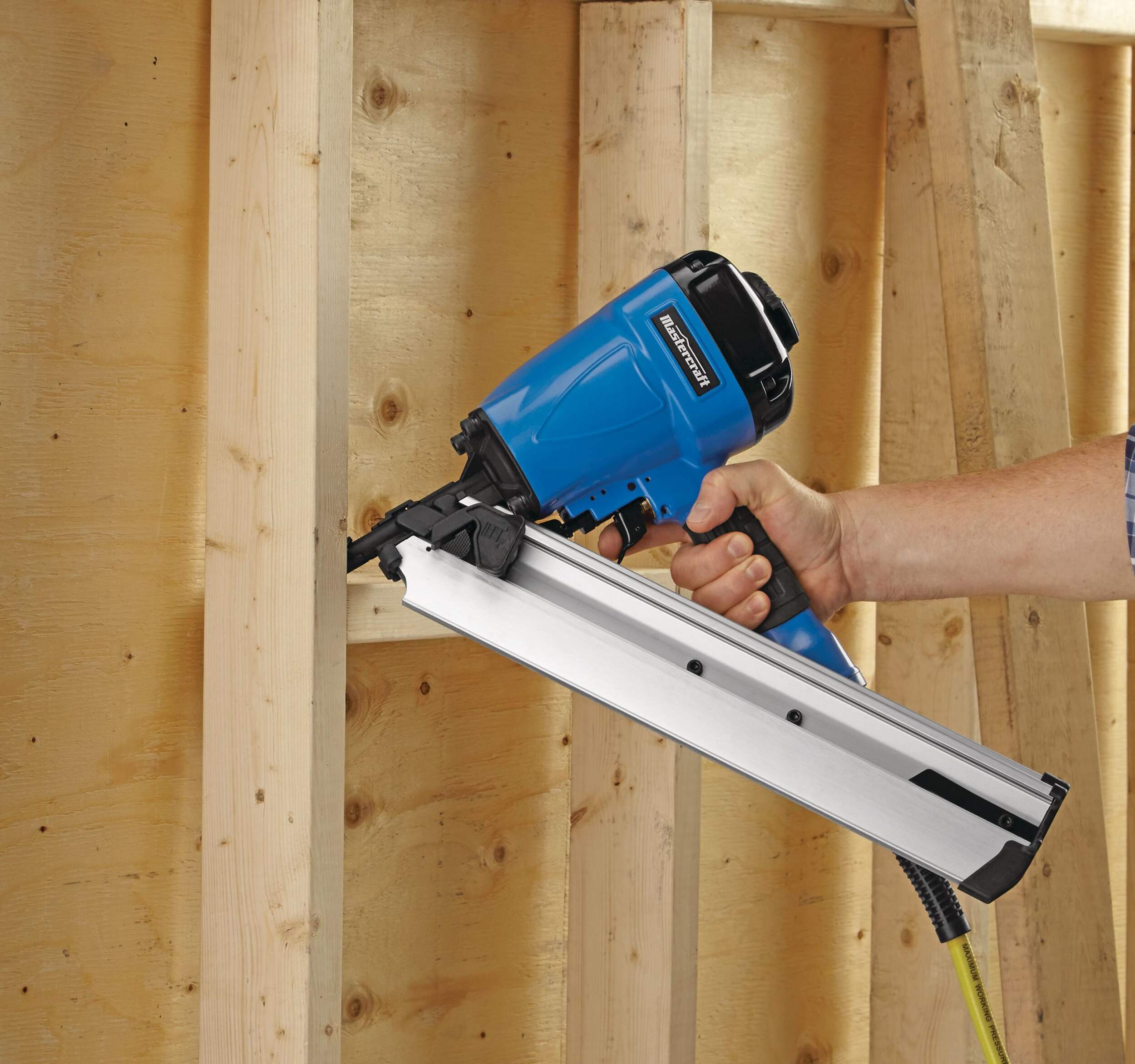 Mastercraft 34D Lightweight Pneumatic Framing Nailer, 31/2in