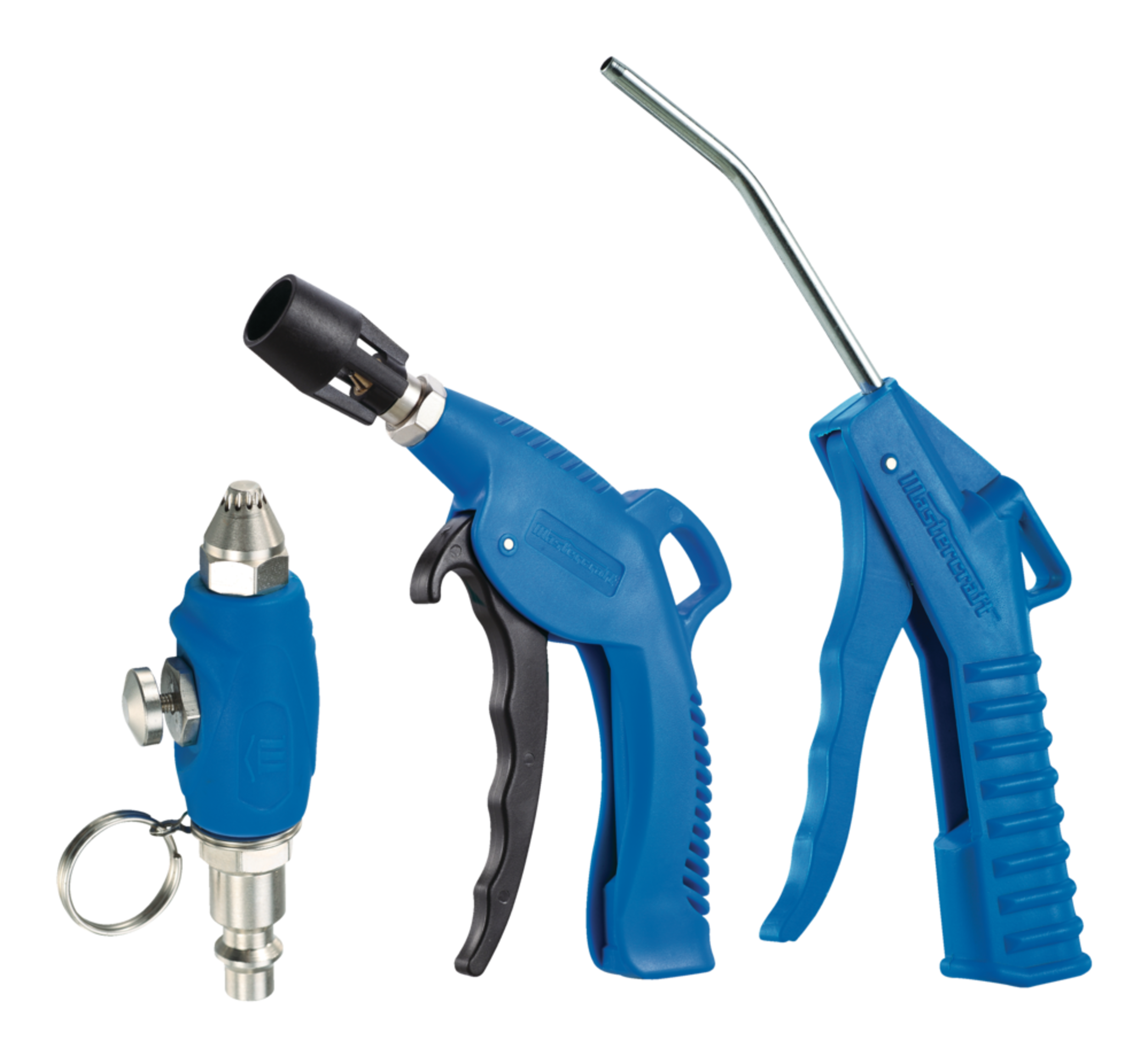 Mastercraft Lightweight Air Blow Gun Kit with Three Nozzle Sizes, 1/4-in Front_Angled_Left