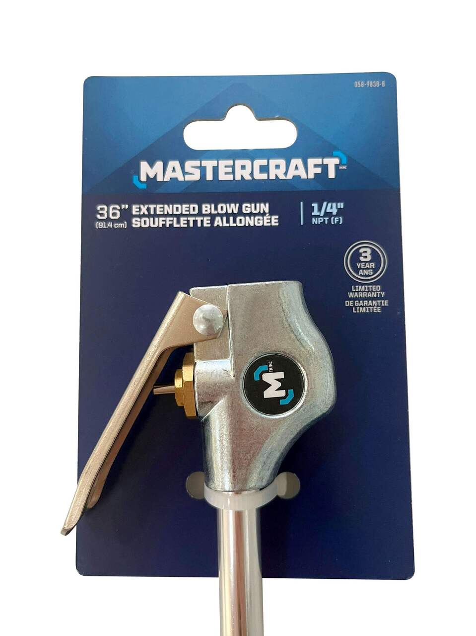 Mastercraft Steel Chisel Set For Air Hammer, 5-pc