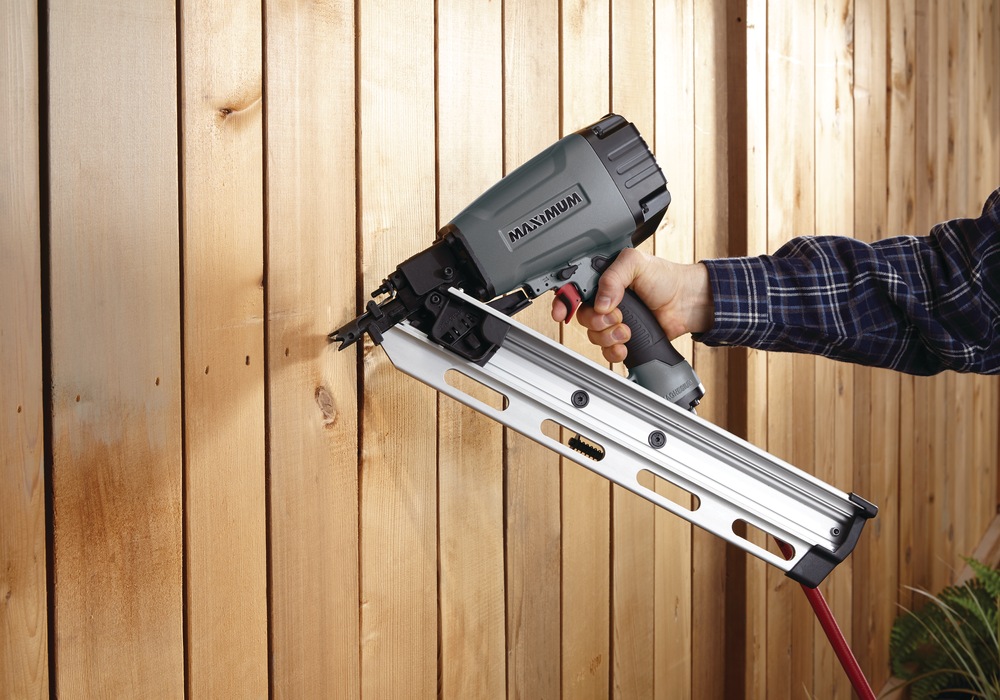 MAXIMUM 34D Lightweight Pneumatic Framing Nailer, 31/2in Canadian Tire