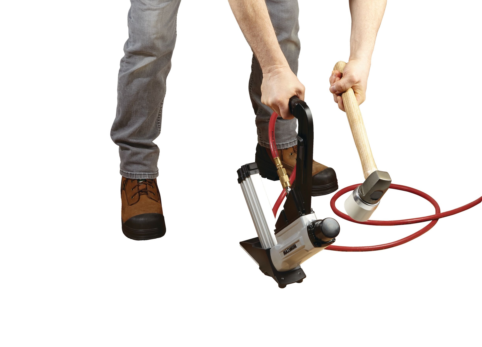 flooring nailer attachment