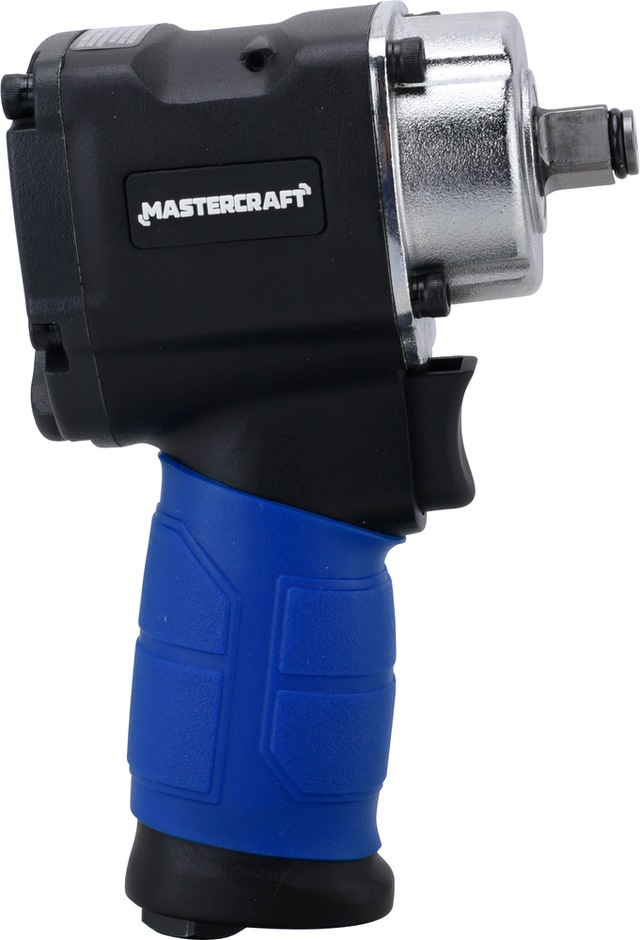 Mastercraft Lightweight 1/2in Stubby Pneumatic Air Impact Wrench For
