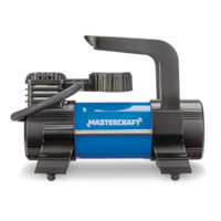 Gonfleur portatif avec jauge de pression analogique intégrée Mastercraft, 120 V