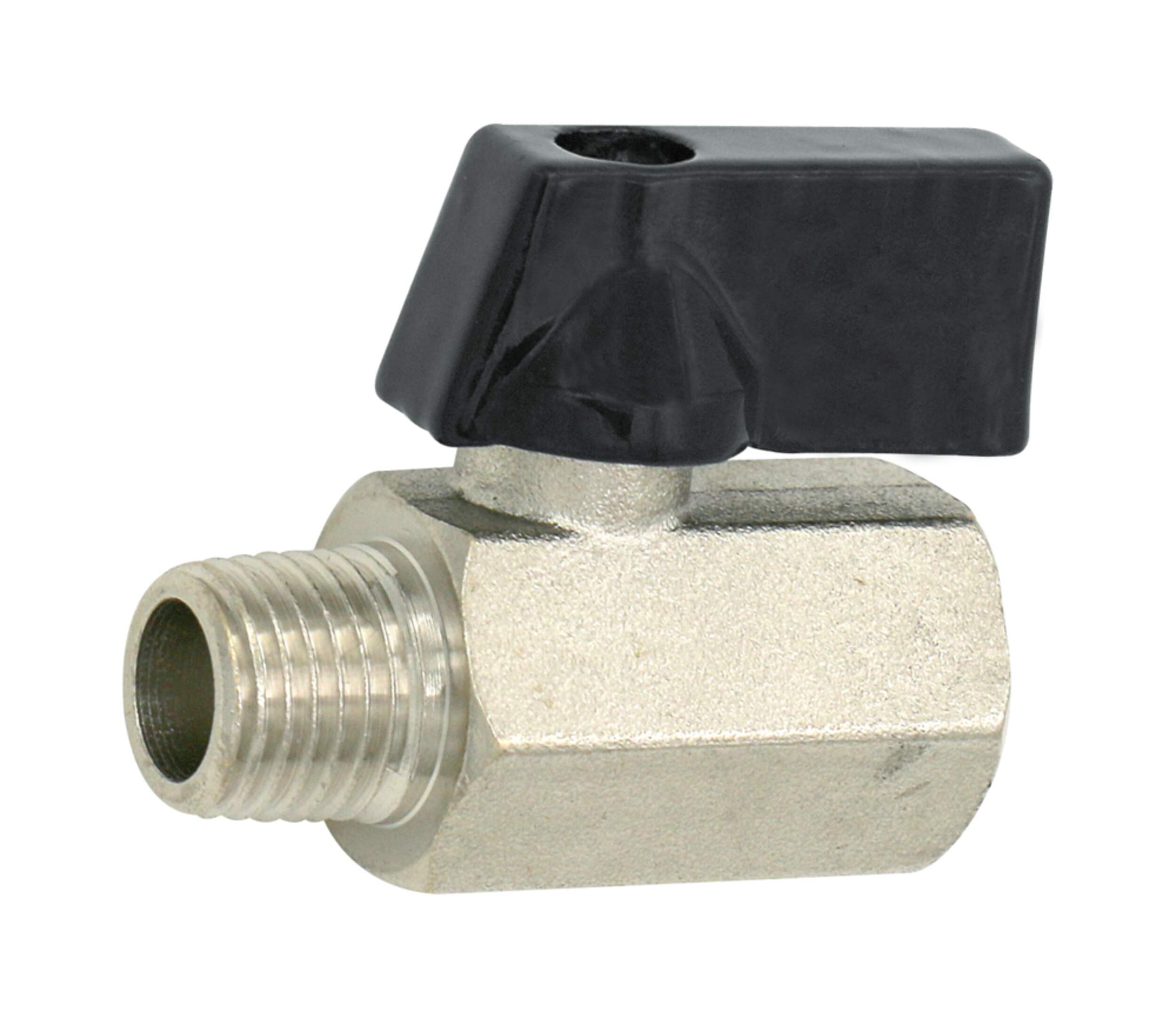 Robinet à bille pour outil pneumatique Mastercraft, laiton Front_Angled_Left