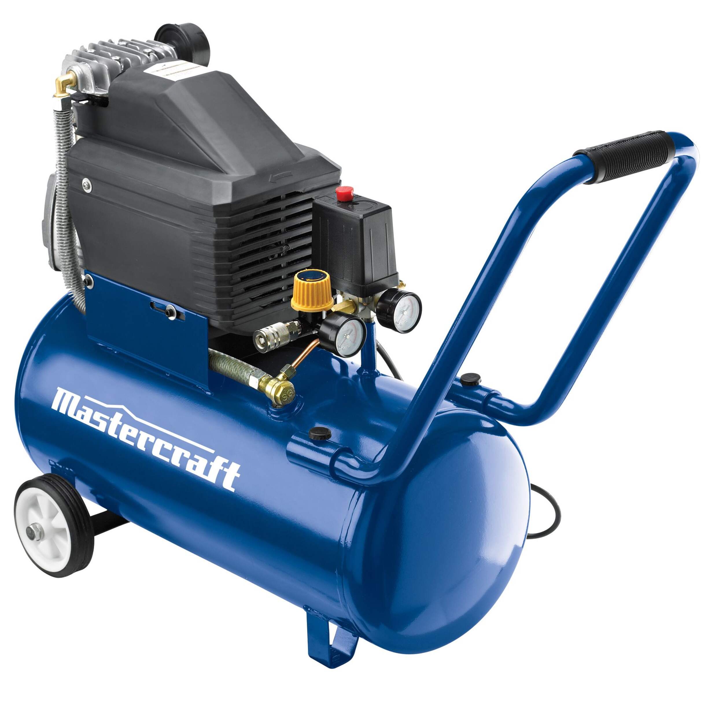 Mastercraft 8 Gallon Air Compressor Front_Three_Fourths_Angled_Right
