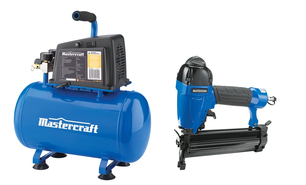Mastercraft 3 Gallon Air Compressor and Nailer Canadian Tire