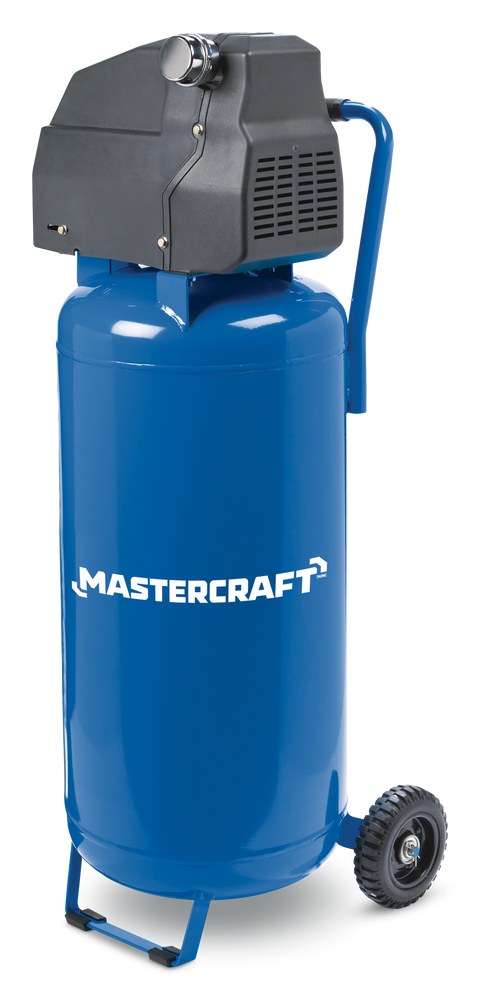 Mastercraft 20-Gallon Oil-Free Portable Vertical Air Compressor, 135 ...