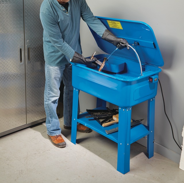 Mastercraft Steel Parts Washer with Removable Shelf & Parts Basket, 20 ...