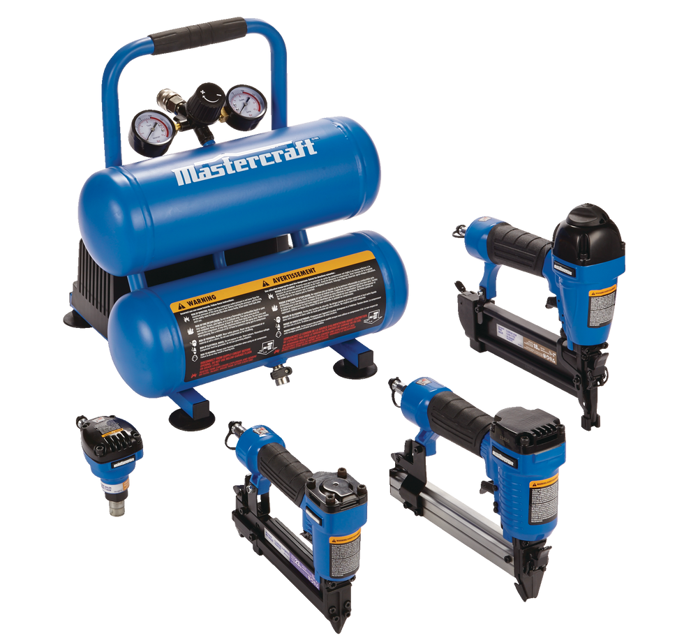 Mastercraft 2Gallon OilFree Portable Twin Stack Air Compressor