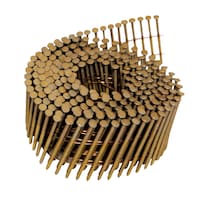 Bostitch Galvanized Wire Weld Coil Framing Nails, 15D, 2-in, 4200-pc
