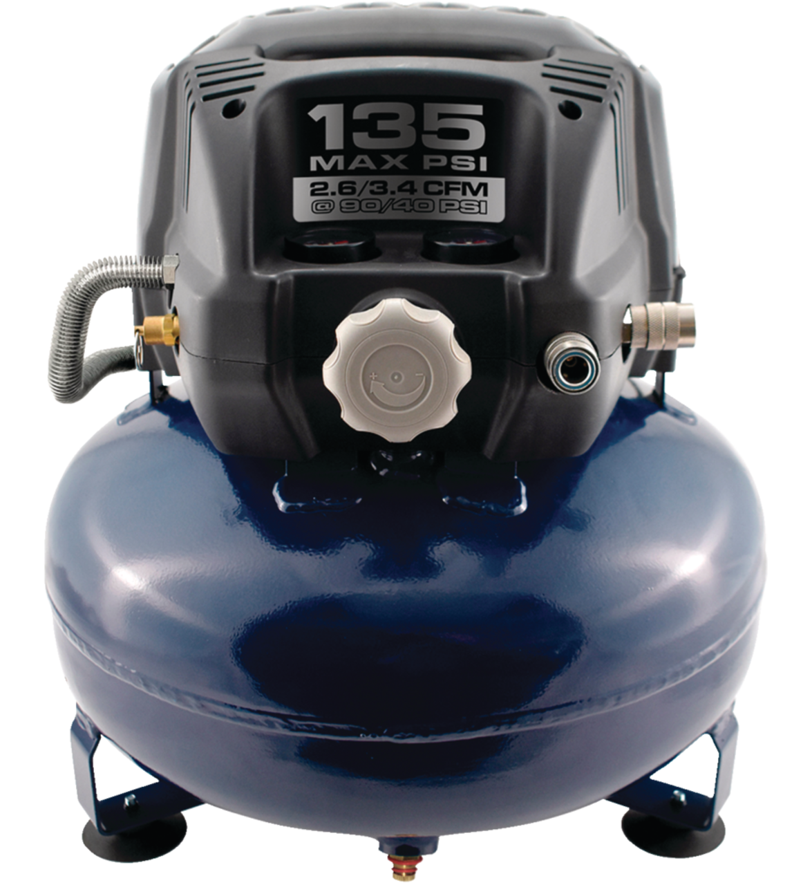 Campbell hausfeld 6 gallon online portable quiet air compressor