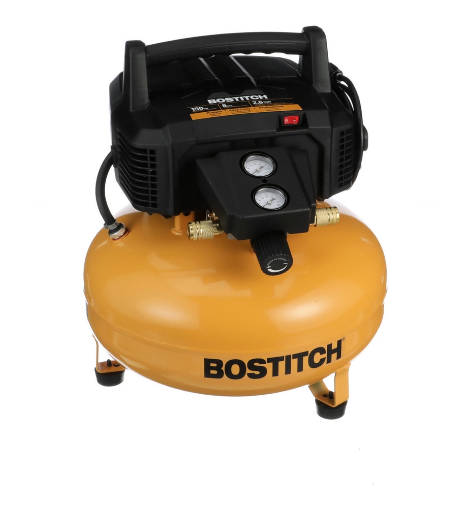 Bostitch OilFree Portable 3Gun & Pancake Air Compressor Combo Kit