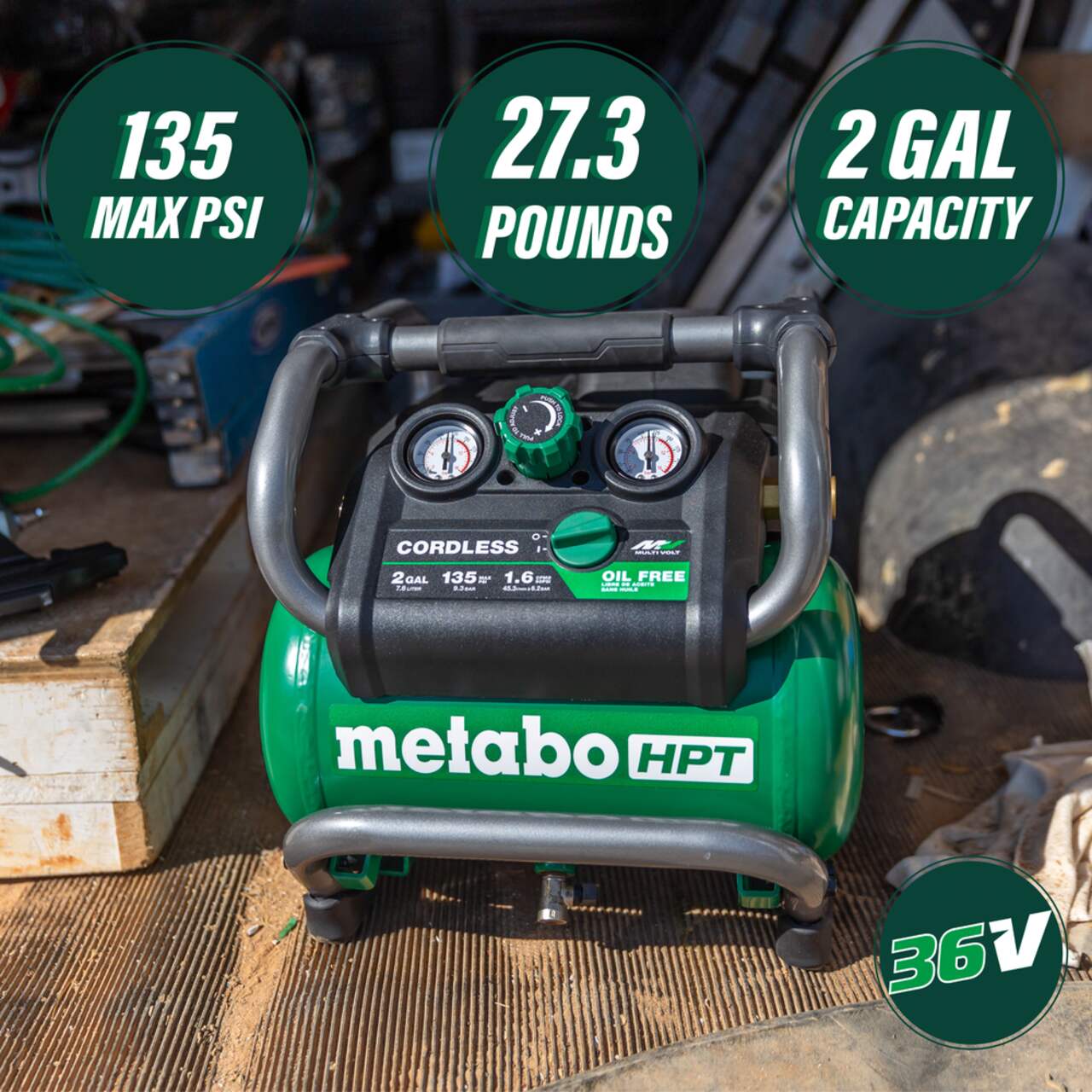 Metabo portable on sale air compressor