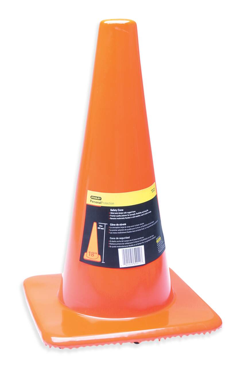 Honeywell Safety Cone, 18-in, Orange