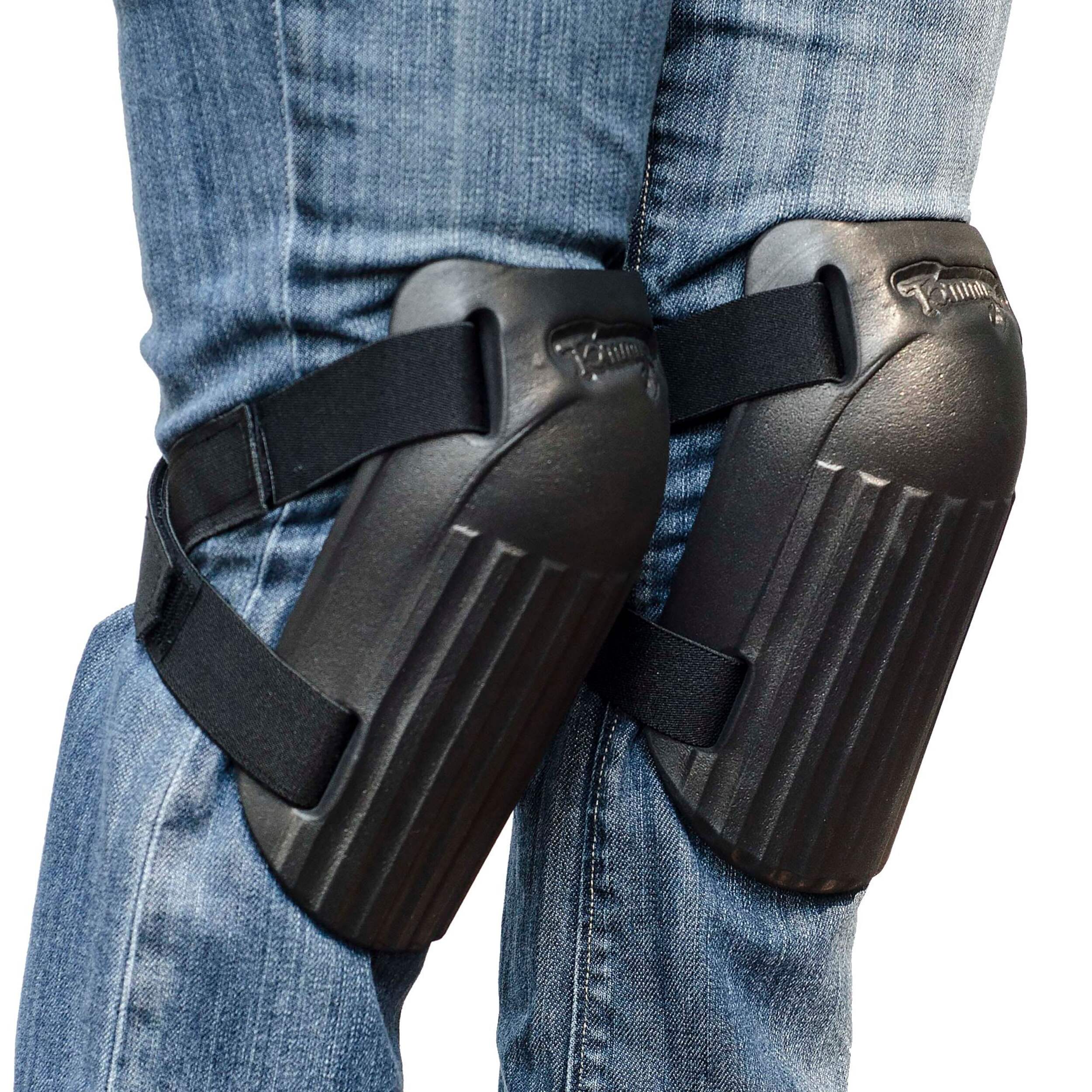Genouillères tout usage Tommyco T-Foam Tradesman, noir, 1 paire Front_Three_Fourths_Angled_Right