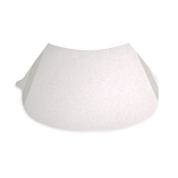 Full Face Respirator Lens, 25-pk Front_Flat