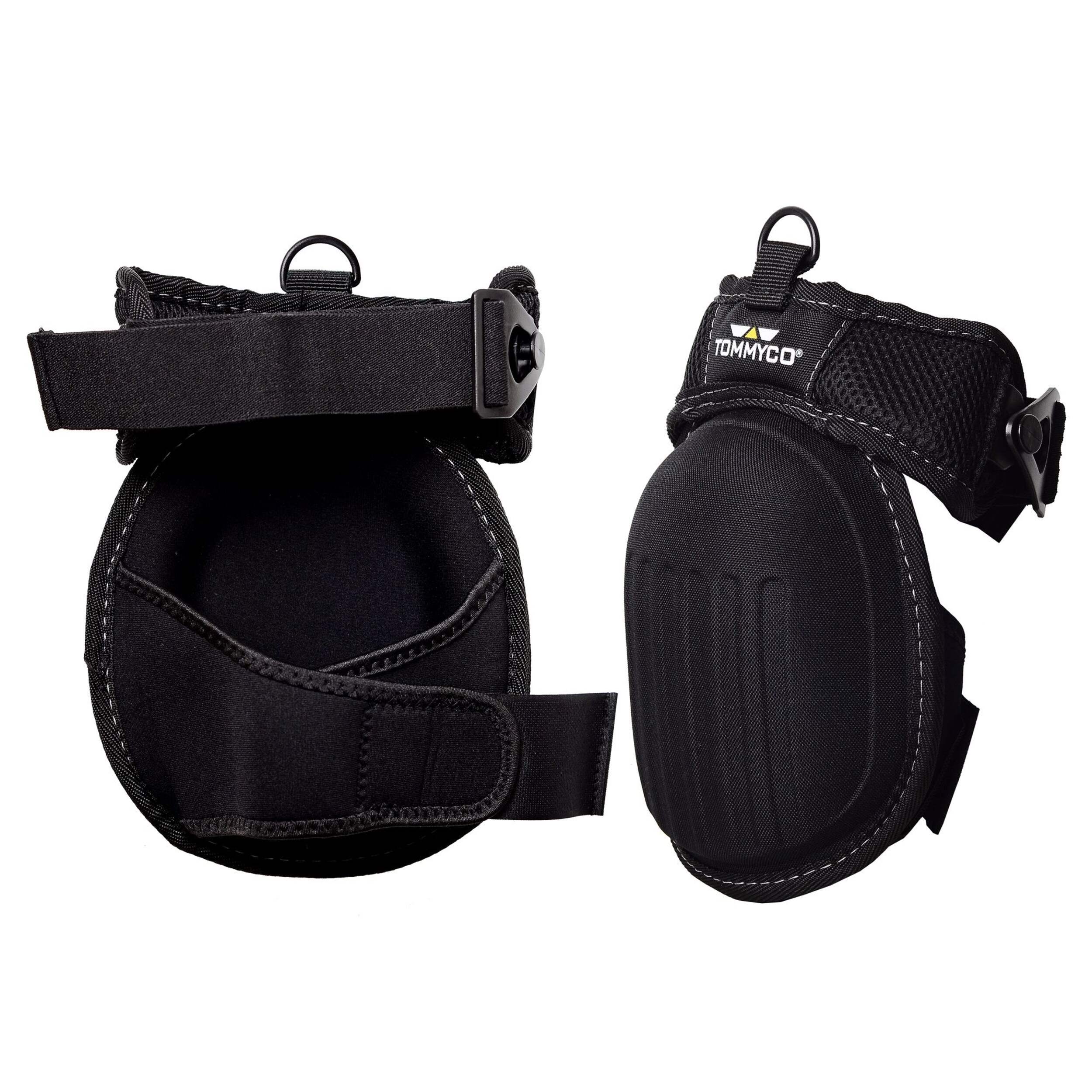 Tommyco GEL Pro Nylon Delicate-Terrain Knee Pads, Black, 1-Pair Composite_or_Mixed