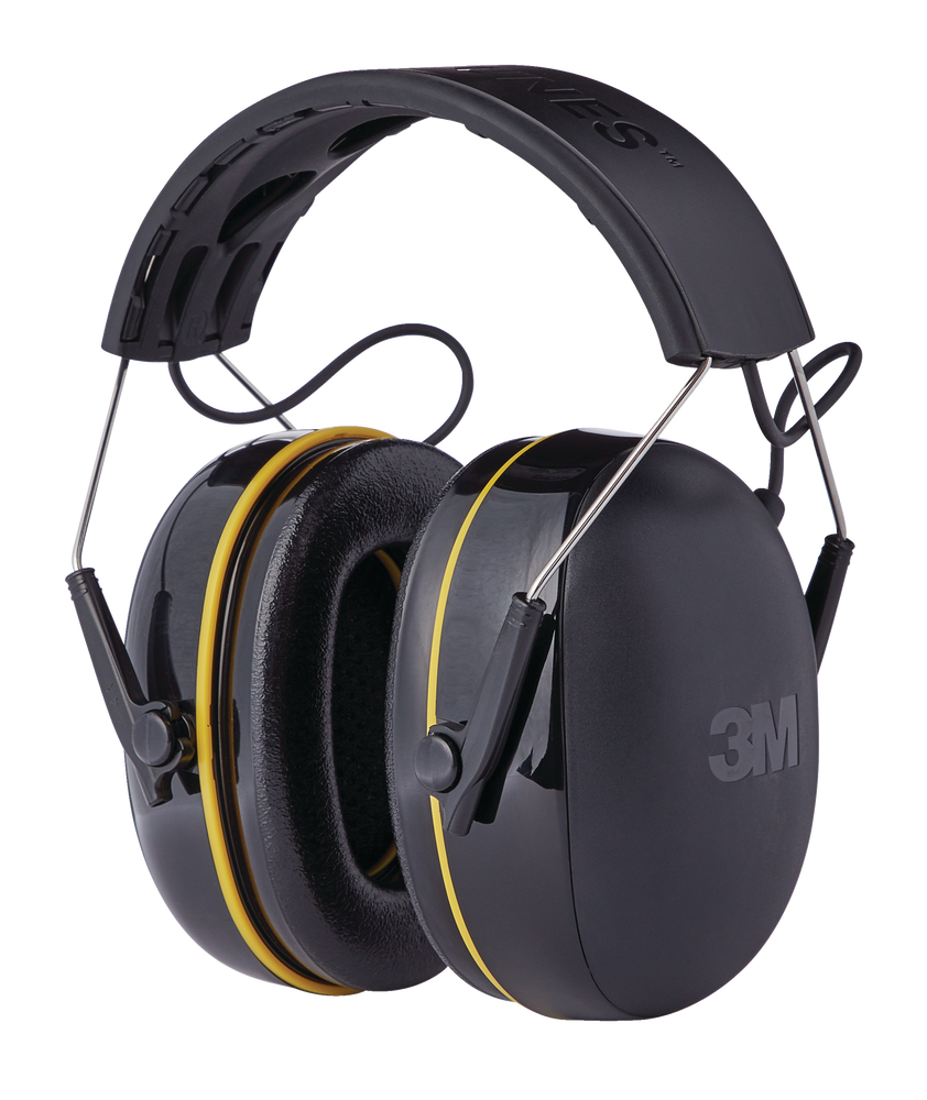 3M™ WorkTunes NRR 24dB Bluetooth Hearing Protector, Black/Yellow ...