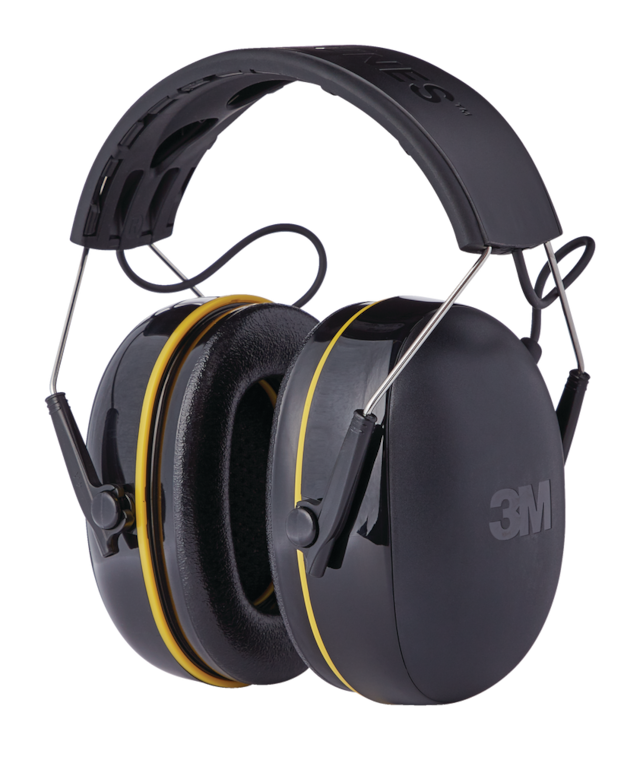 3M™ WorkTunes NRR 24dB Bluetooth Hearing Protector, Black/Yellow ...