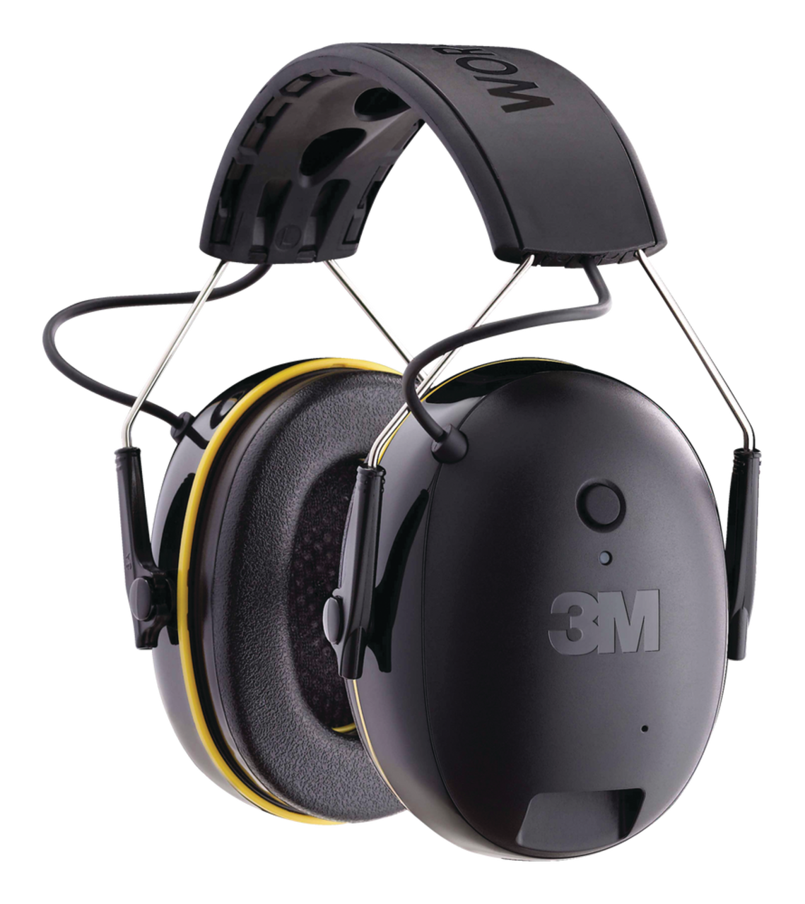 Casque de protection auditif Bluetooth cote de réduction du bruit de 24 dB  3M WorkTunes, noir/jaune