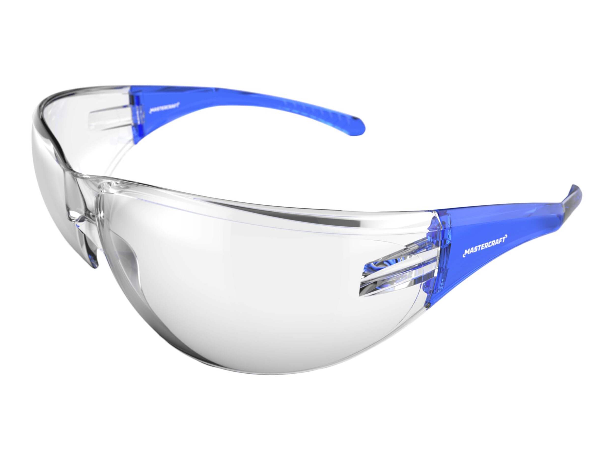 Mastercraft Slipstream Safety Glasses, Clear, 2-pk Front_Three_Fourths_Angled_Left