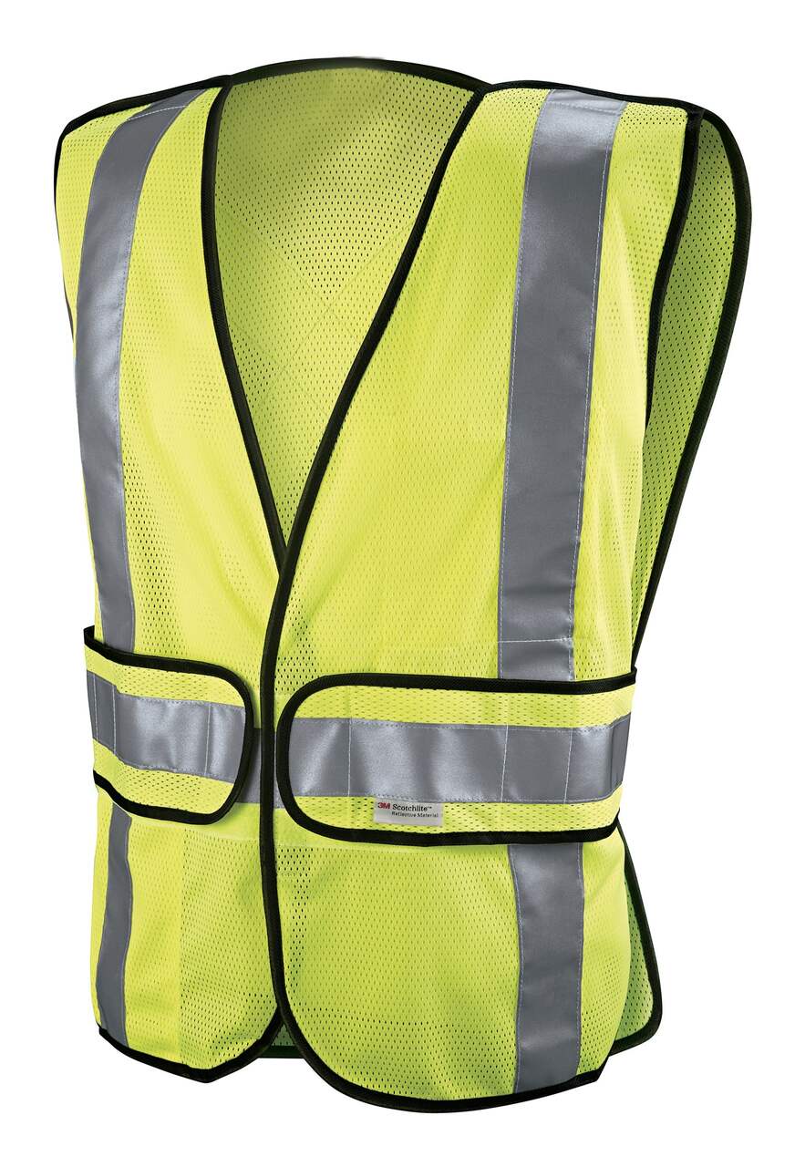 Veste de sécurité réfléchissante de loisir haute visibilité 3M, taille  unique, jaune