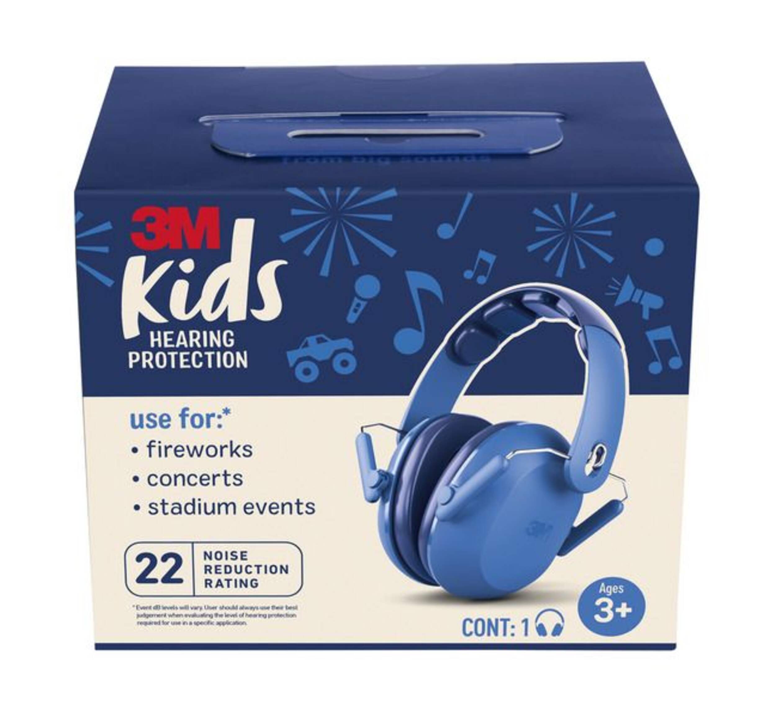 3M Kids Hearing Protector Front_Elevated