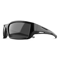 ForceFlex¿ MAX Anti-Fog Anti-Scratch Smoke Lens Safety Glasses, Black
