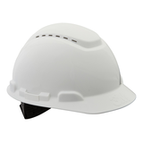 3M™ CHH-V-R-W6-PS Vented Hard Hat with Ratchet Adjustment, White Front_Three_Fourths_Angled_Right