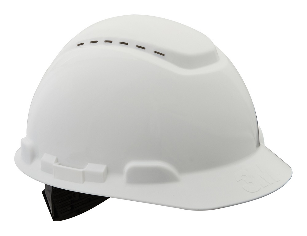 3M™ CHHVRW6PS Vented Hard Hat with Ratchet Adjustment, White