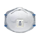 3M 8577 P95 Cool Flow™ NIOSH-Approved Face Mask, Particulate Respirator with Odour Reduction & Exhale Valve, White Front_Flat