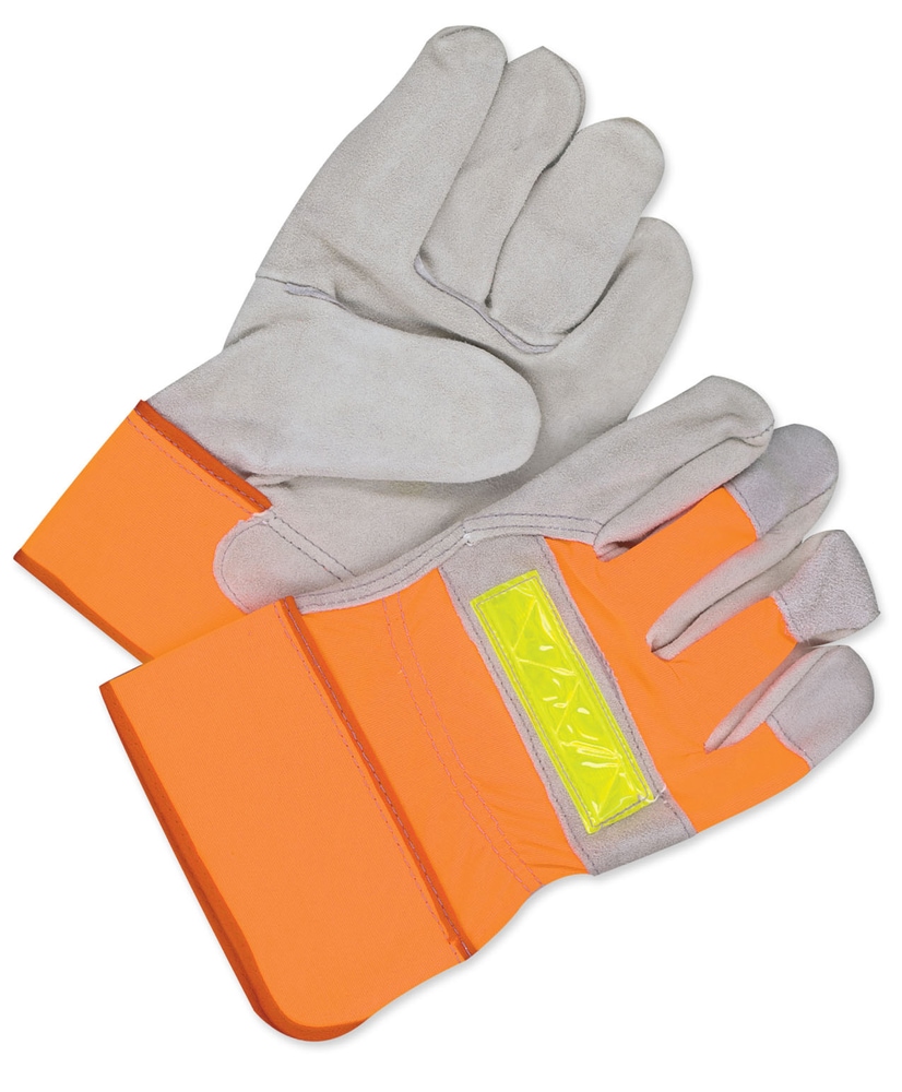 BDG High Visibility Split Leather Work Glove Canadian Tire
