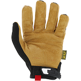 Mechanix Wear® Impact Pro Leather Glove with Hook and Loop Cuff, Black/Tan, Assorted Sizes Front_Flat