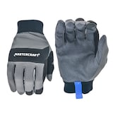 Mastercraft Flex Cuff Work Gloves, Black Composite_or_Mixed