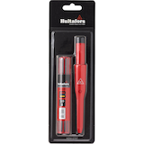 Hultafors Carpenter Pencil Set with Refill Lead & Sharpener Front_Flat