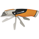Couteau tout usage à lame fixe Fiskars Pro, noir/orange Composite_or_Mixed