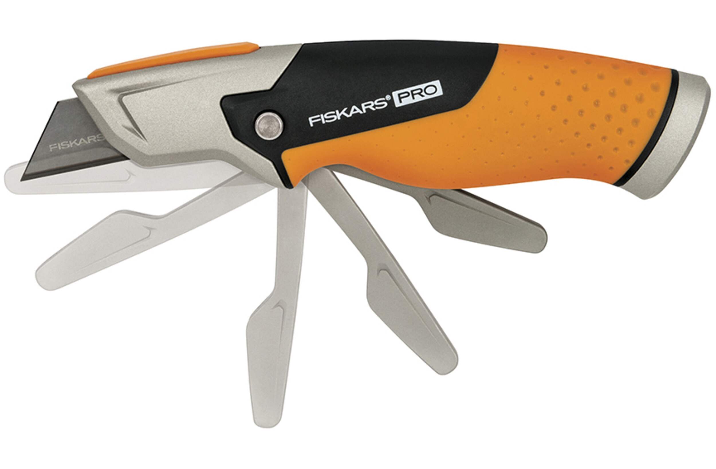 Fiskars Pro Fixed Blade Utility Knife, Black/Orange Composite_or_Mixed