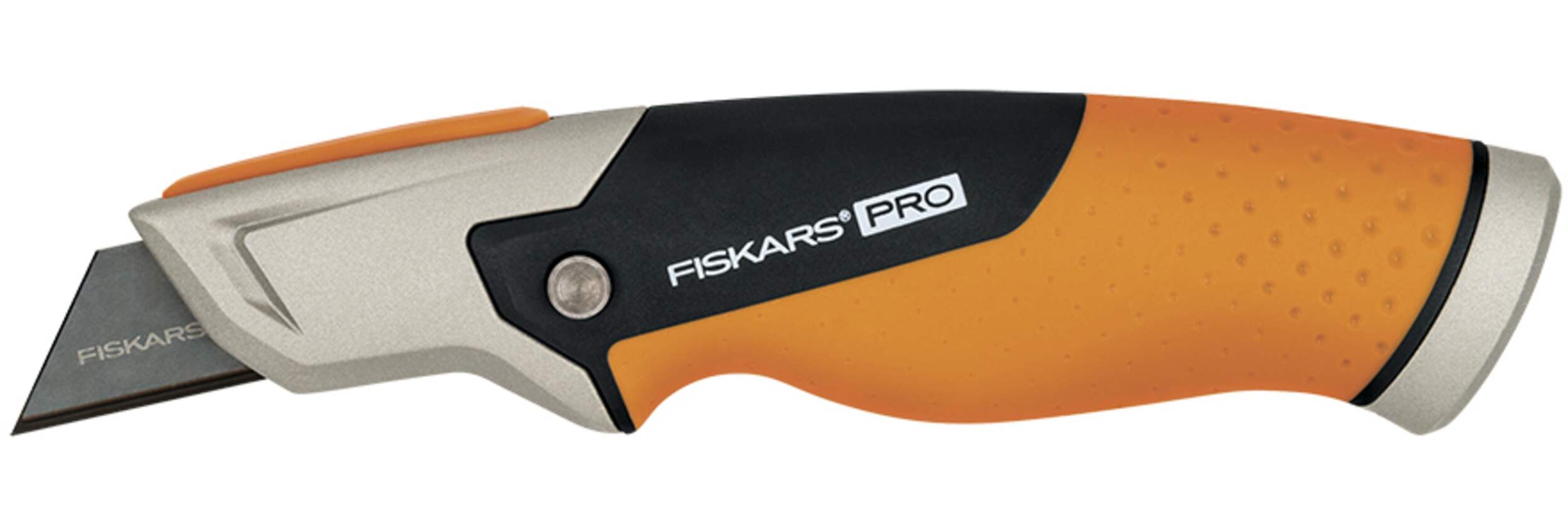 Fiskars Pro Fixed Blade Utility Knife, Black/Orange Canadian Tire