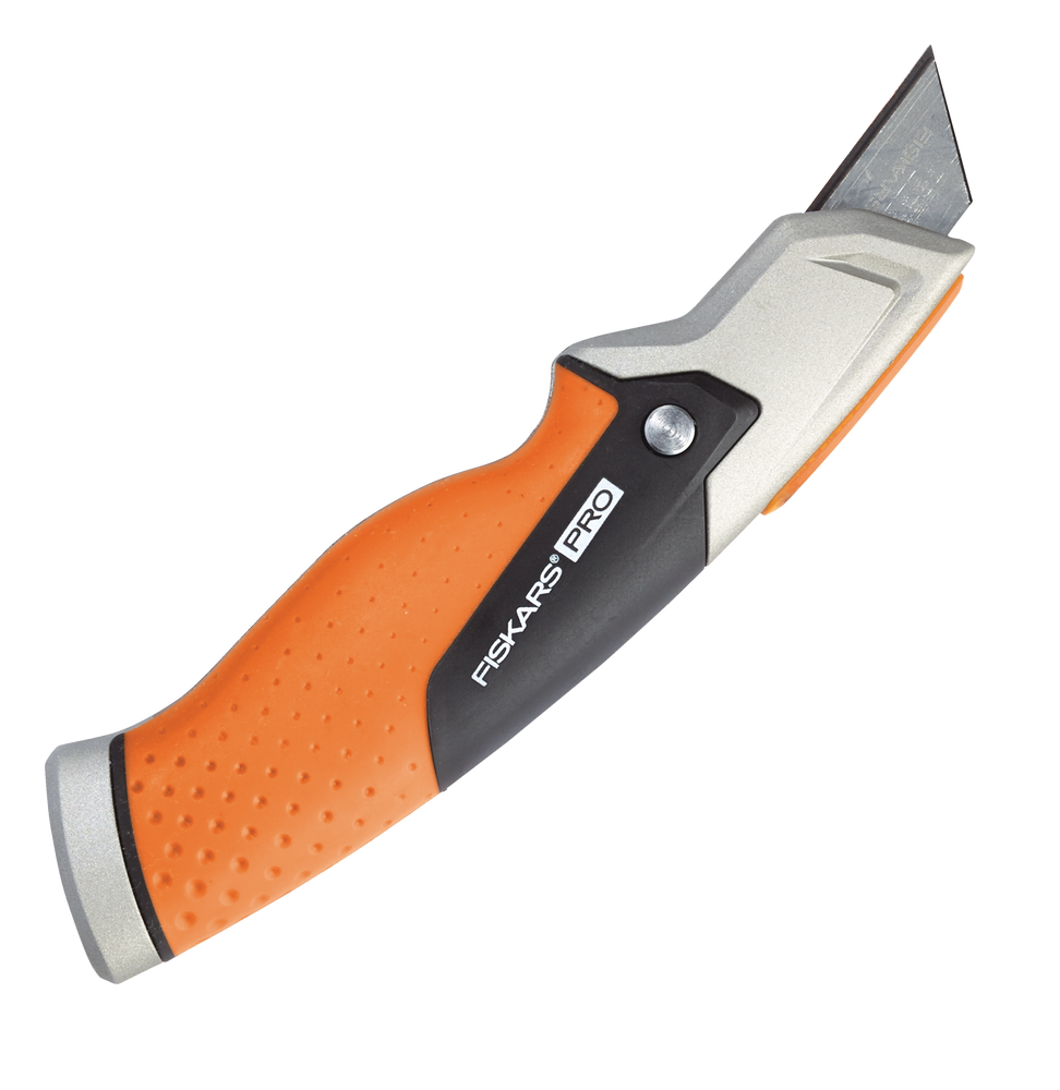 Fiskars Pro Fixed Blade Utility Knife, Black/Orange Canadian Tire