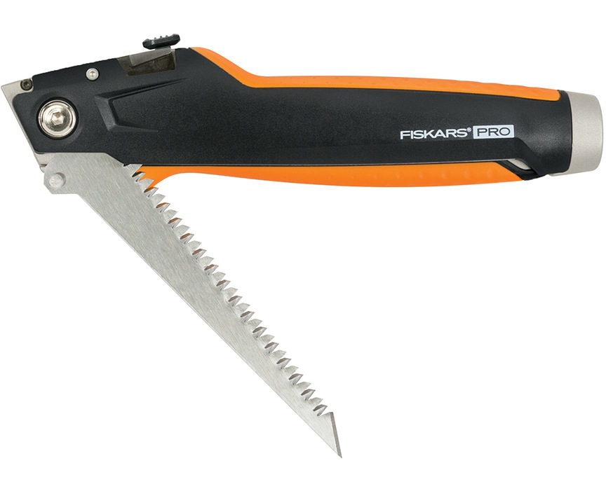 Fiskars Pro Drywall Utility Knife, Black/Orange Canadian Tire