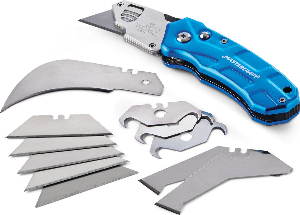 Mastercraft Utility Knife Set, 12pc, Assorted Lengths Canadian Tire