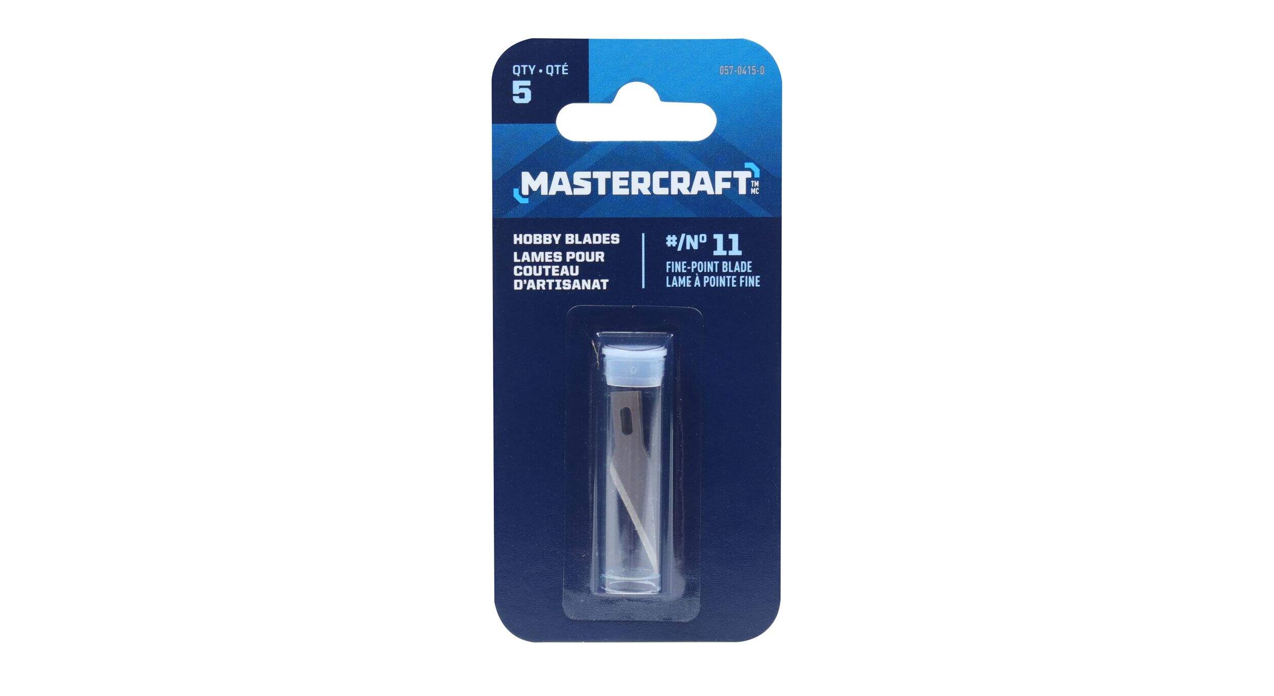 Mastercraft #11 Replacement Hobby Knife Blades, 5-pk Front_Flat