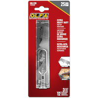 OLFA HH-12B 1124930 Extra Heavy-Duty Snap-Off Hook Blades, 25-mm, 3-pk Front_Flat