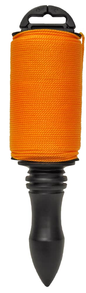 Mastercraft #18 Twisted Nylon Line Reel, 100 & 250-ft, Orange