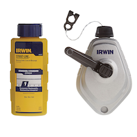 IRWIN Mach6 Line Reel Combo with Blue Chalk, 100-ft Front_Flat