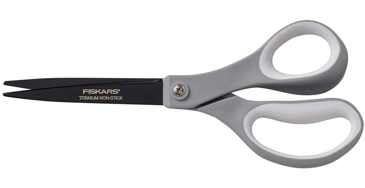 Stanley 8 Non-Stick Titanium Scissors, Gray