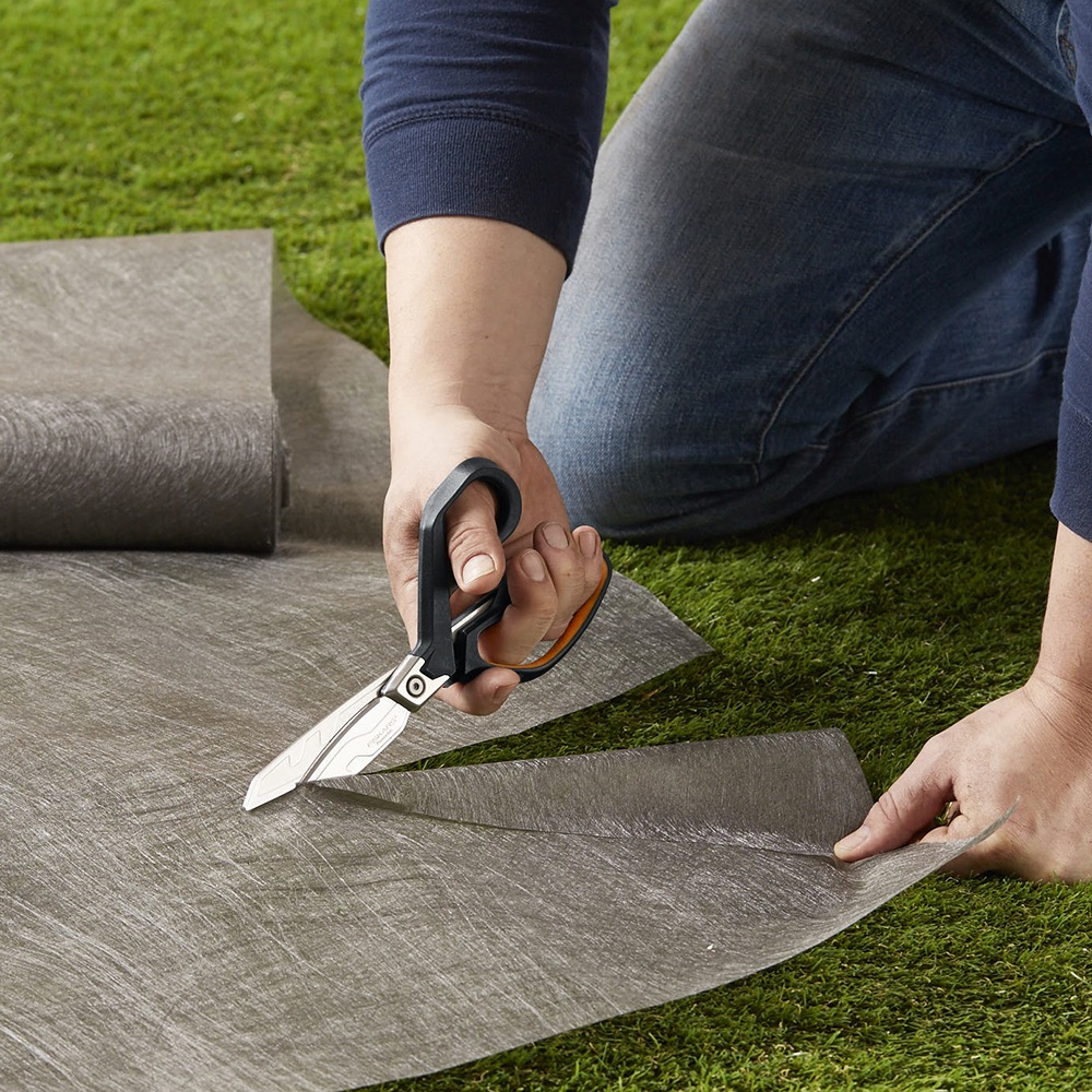 Fiskars PowerArc HeavyDuty StainlessSteel SoftGrip Scissors, 8in