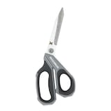 MAXIMUM Jobsite Stainless-Steel Soft-Grip Scissors, 9.5-in Front_Flat