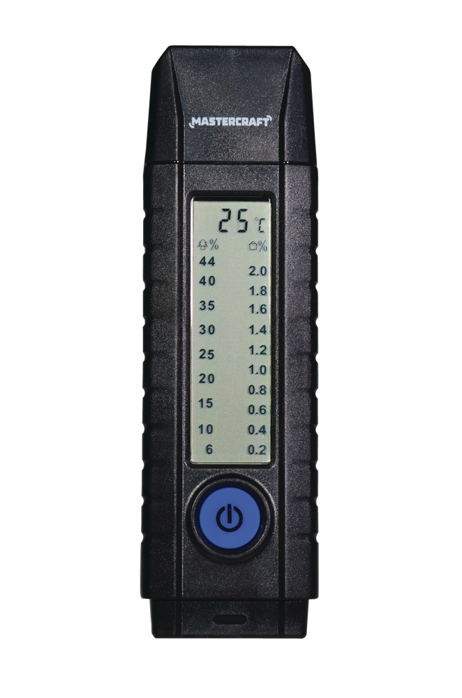 Mastercraft Battery Powered Digital Pinned Moisture Meter Canadian Tire